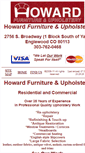 Mobile Screenshot of howardupholstery.com